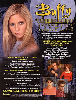 Buffy TVS Season 6 Promo Card B6-WW2002